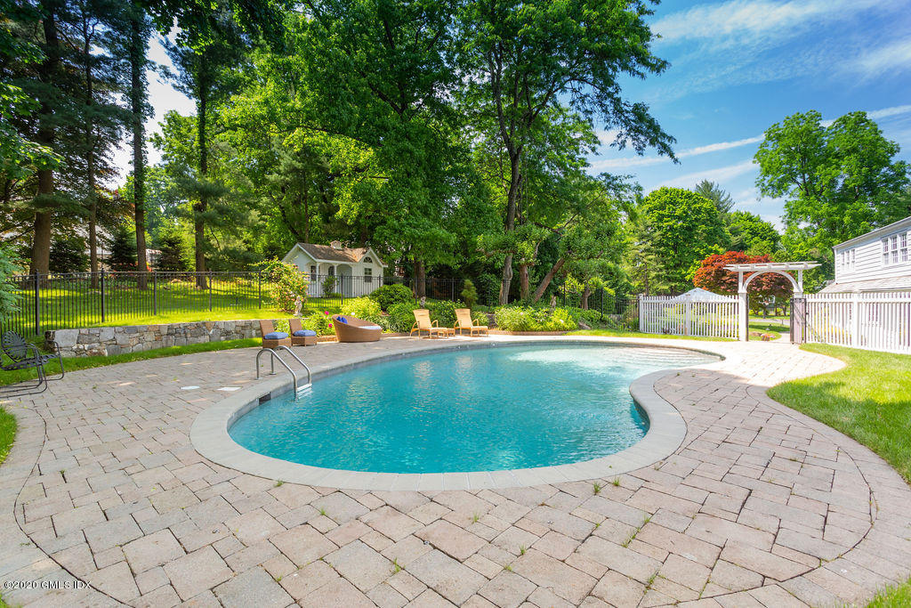 14 Dingletown Road Greenwich, CT 06830 - Photo 51 of 56 a view of a swimming pool with a yard