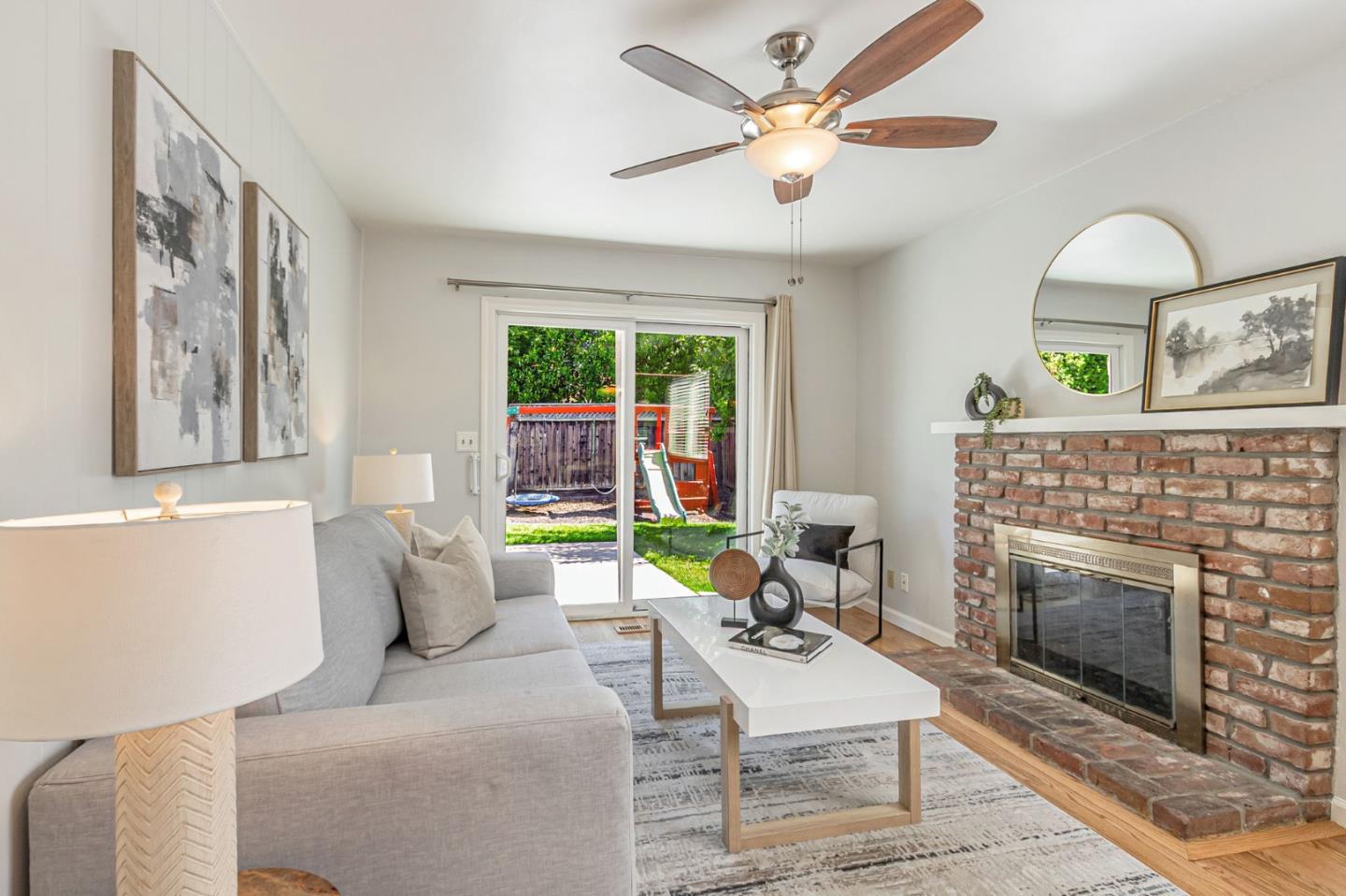 824 Buchser Way San Jose, CA 95125 - Photo 11 of 50 a living room with furniture and a fireplace