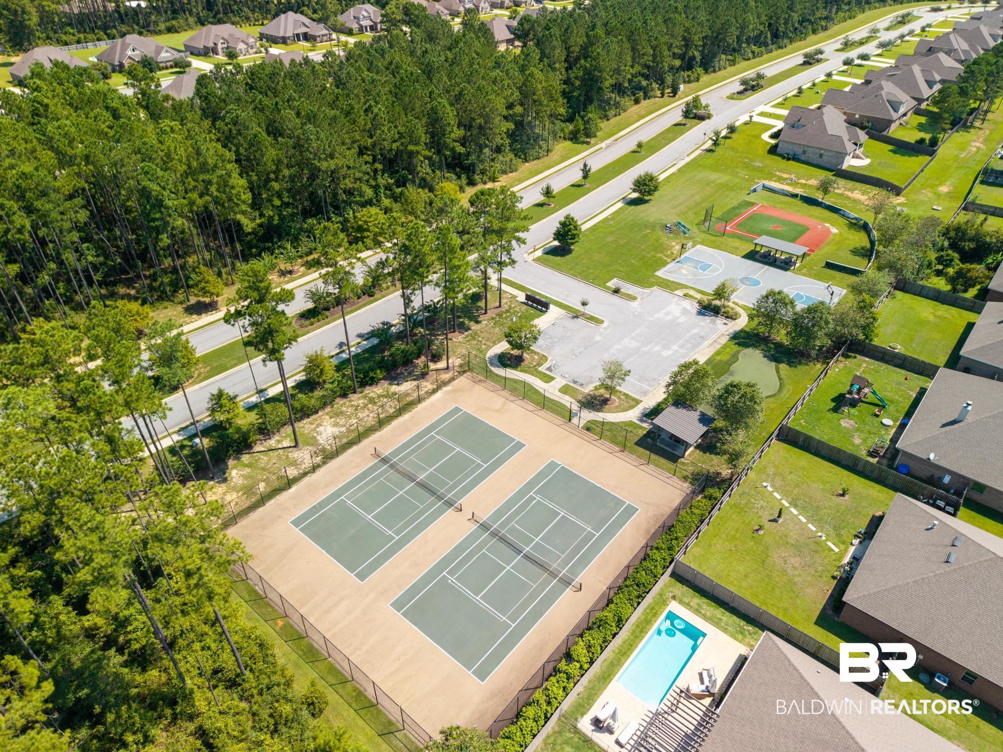 12785 Warbler Street Daphne, AL 36527 - Photo 50 of 53 Aerial perspective of suburban area