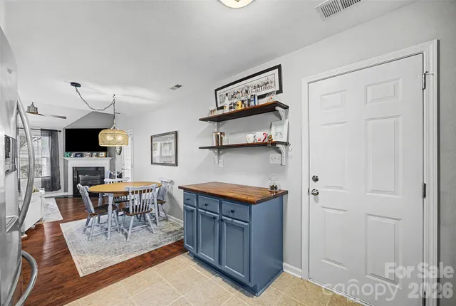 a view of swimming pool from window