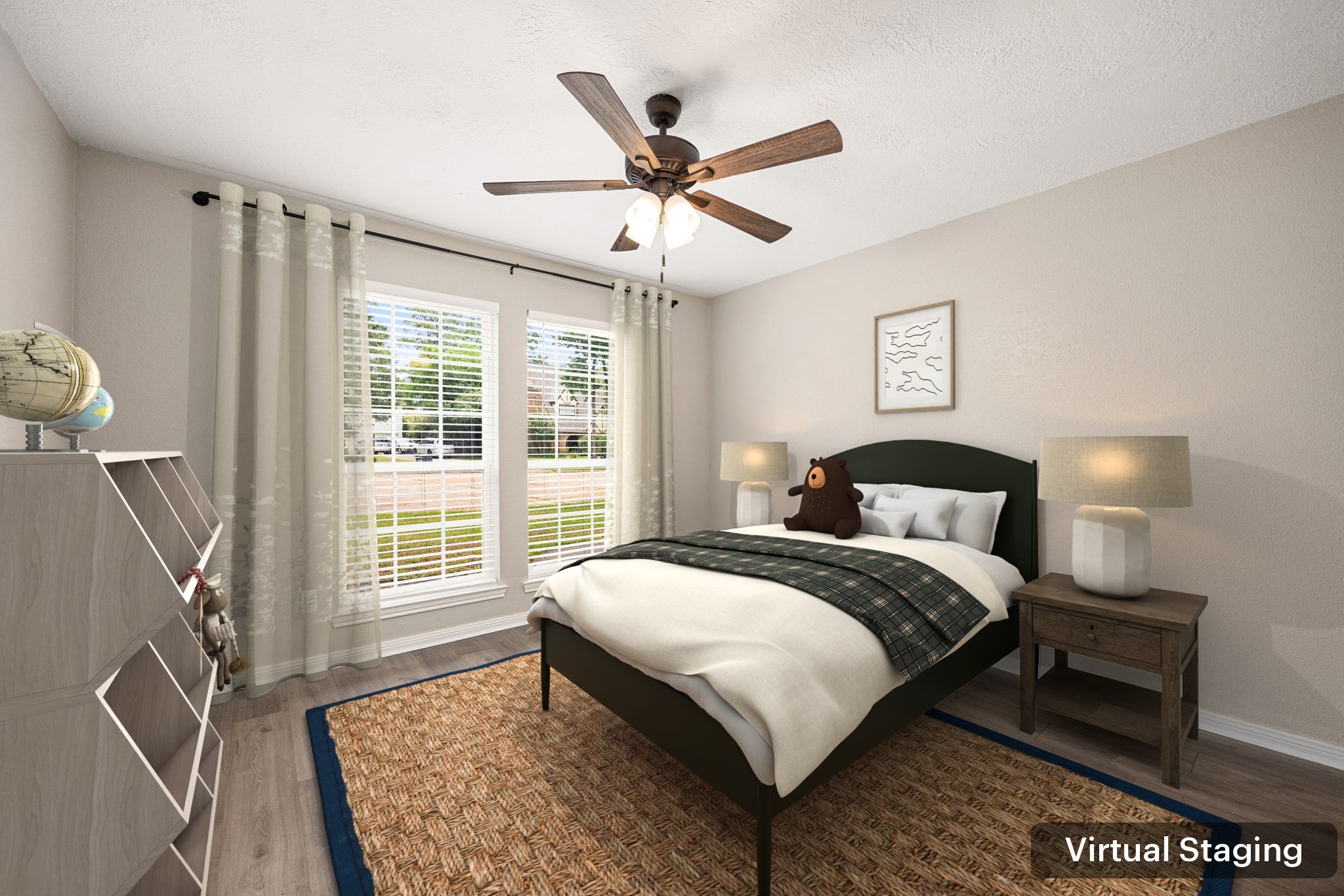 5527 Alamosa Lane Spring, TX 77379 - Photo 22 of 40 a bedroom with a bed and window