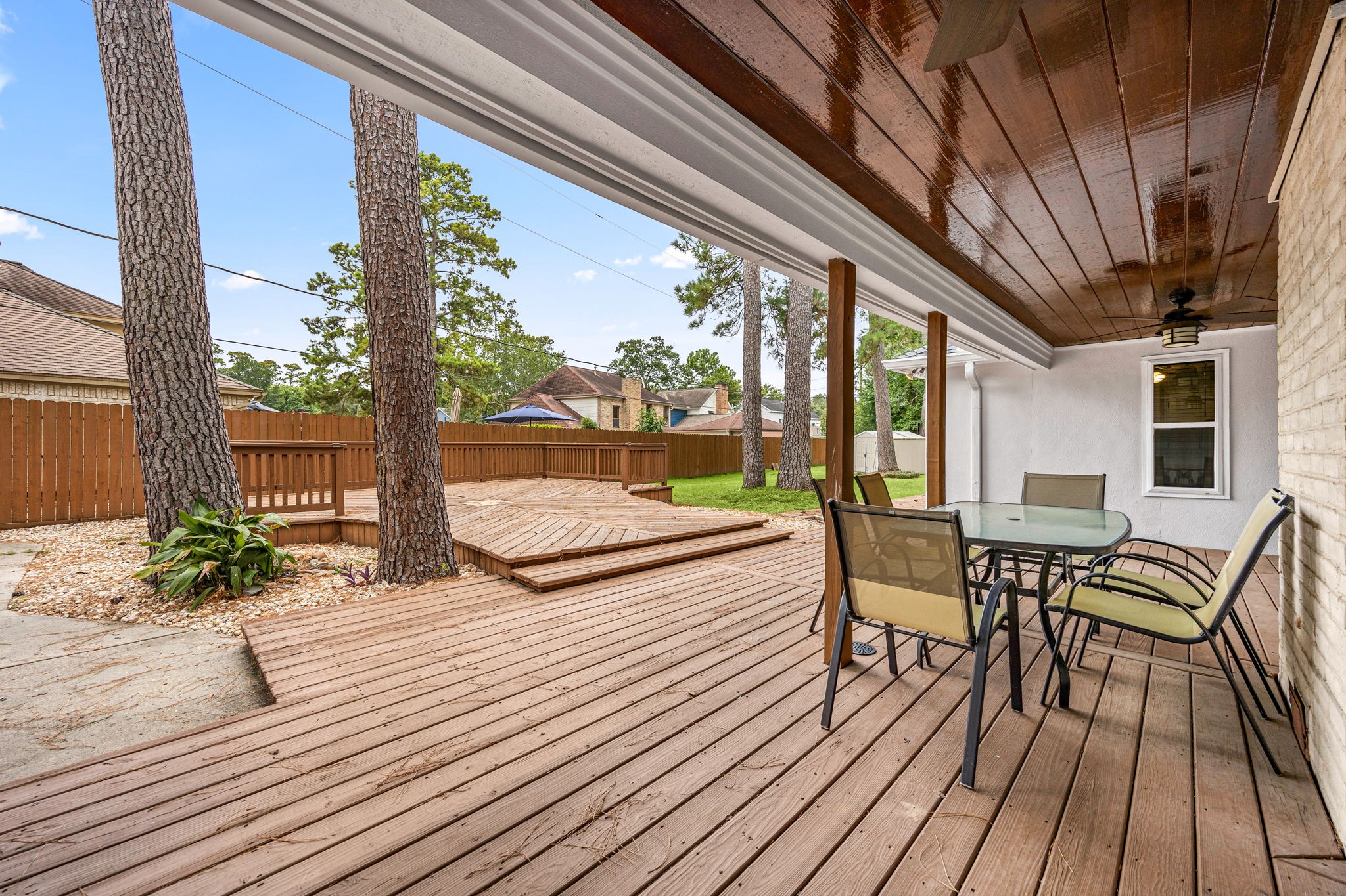 5527 Alamosa Lane Spring, TX 77379 - Photo 25 of 40 a view of outdoor space with seating space