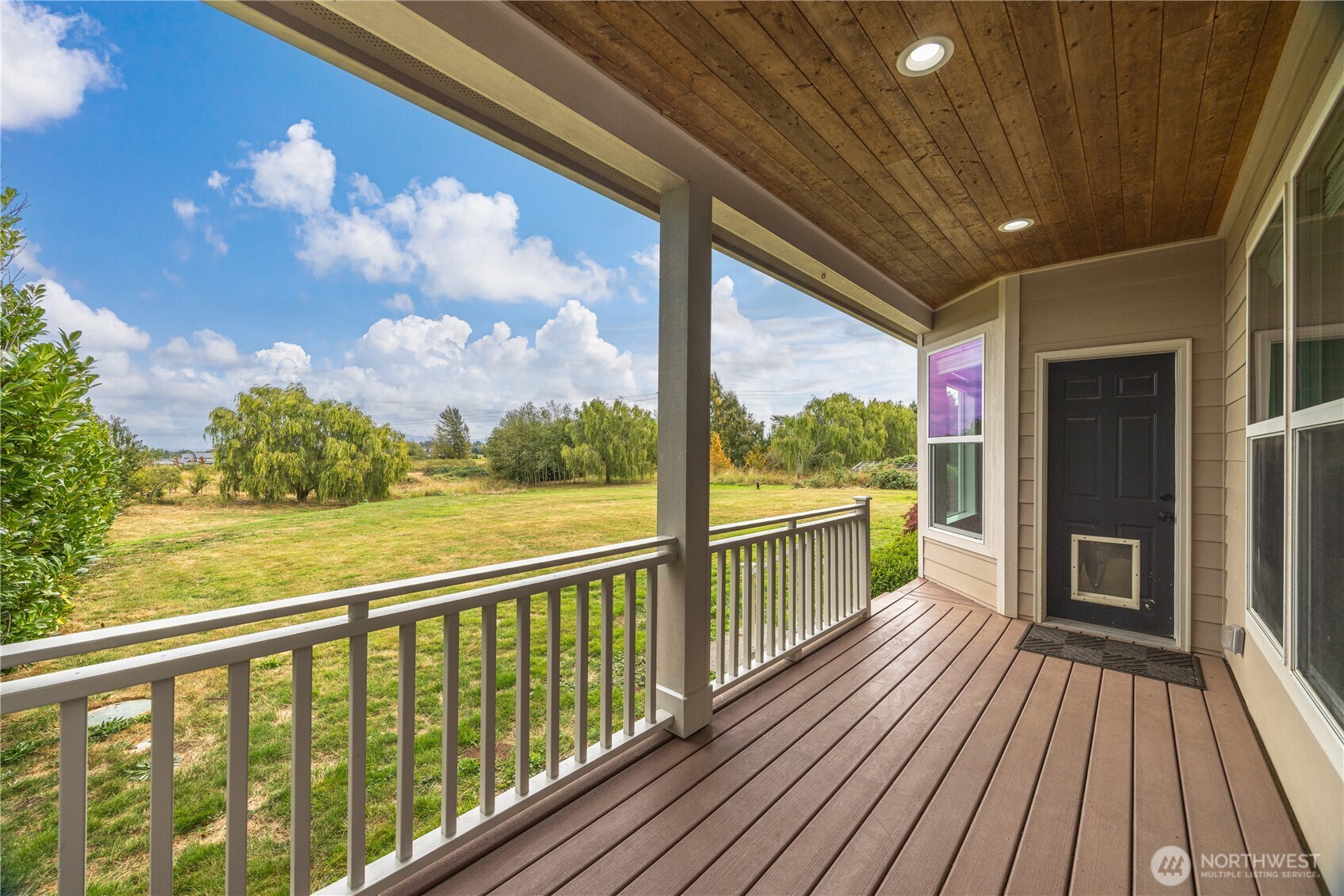 6729 Hawk Ridge Drive Ferndale, WA 98248 - Photo 33 of 40 a view of balcony with wooden floor