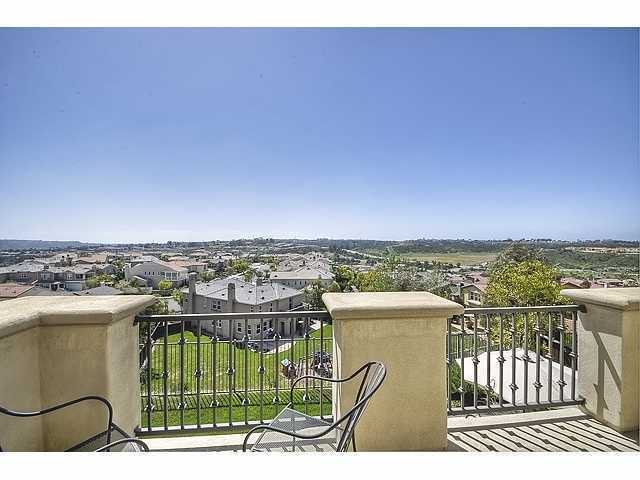 2390 Lapis Road Carlsbad, CA 92009 - Photo 5 of 25 Master Balcony offers sweeping views out over neighborhood to the Ocean and La Costa Resort golf course. This is the spot to be at Sunset.