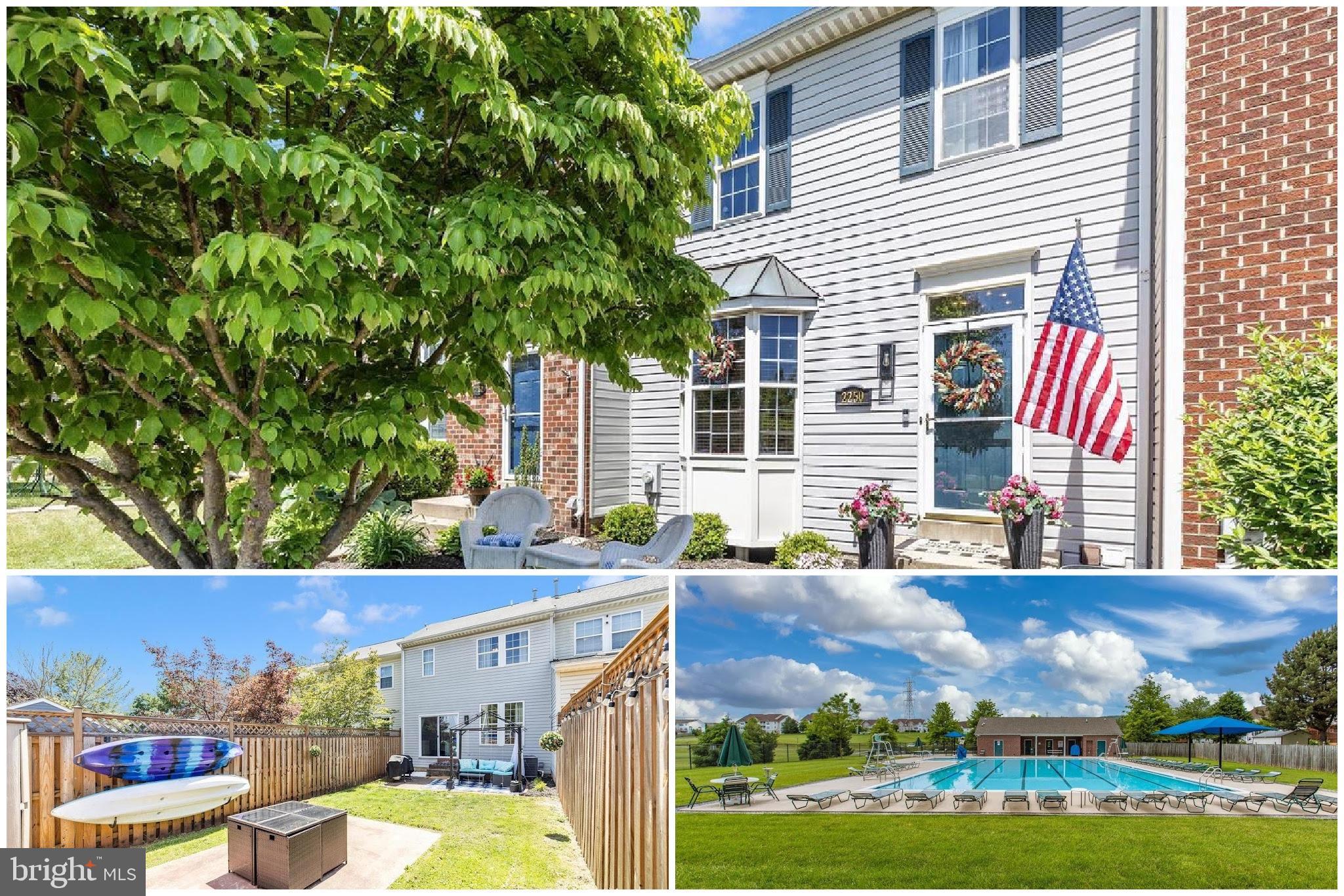 Beautiful townhome across from the pool !