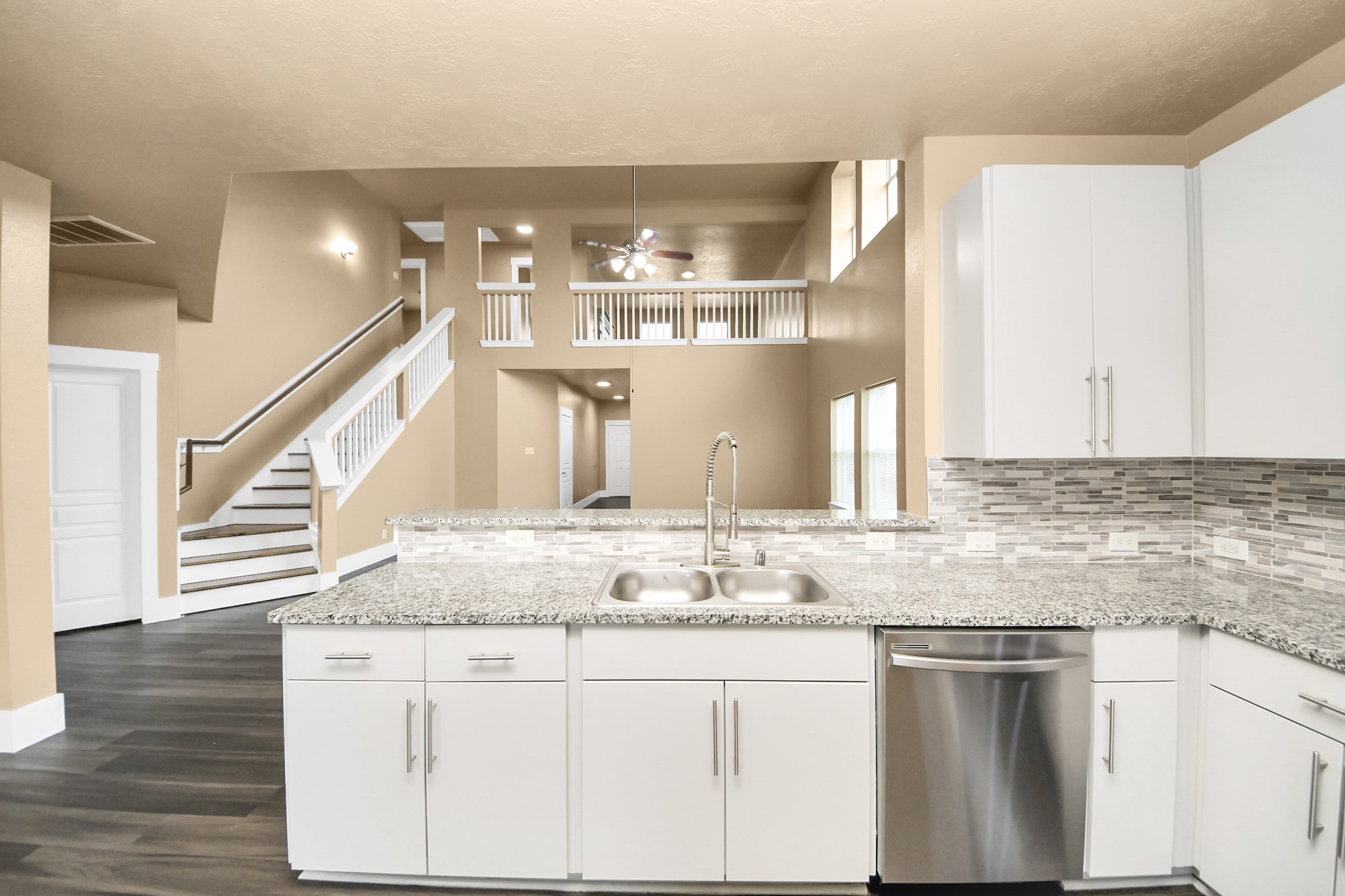 1 Desert Spring Lane Manvel, TX 77578 - Photo 11 of 45 a view of a kitchen with granite countertop cabinets