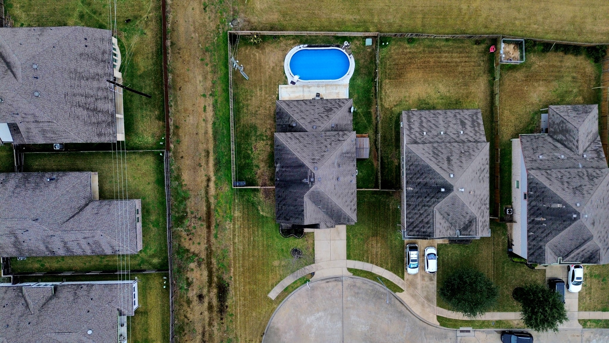 1 Desert Spring Lane Manvel, TX 77578 - Photo 43 of 45 an aerial view of houses and roads