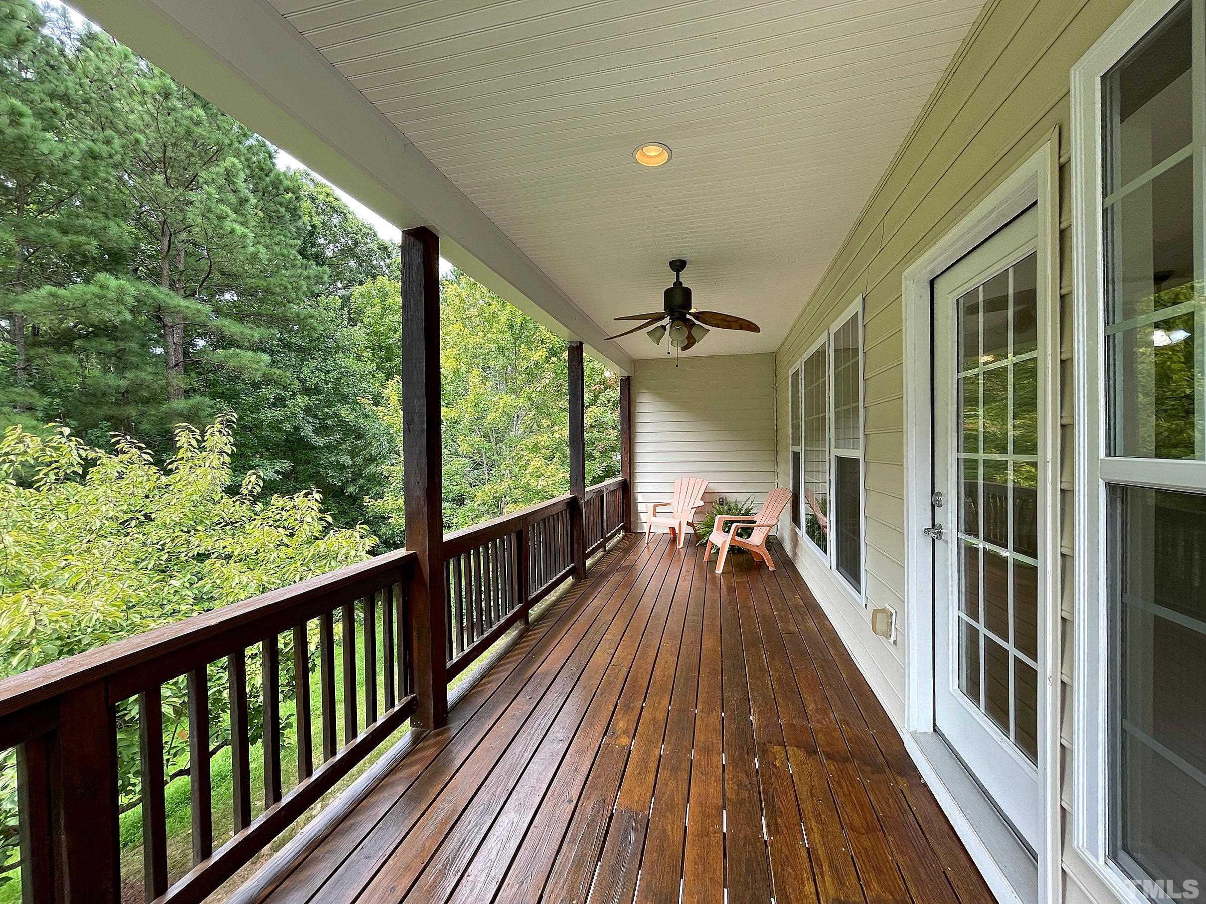 207 Beckingham Loop Cary, NC 27519 - Photo 27 of 40 a view of balcony with wooden floor