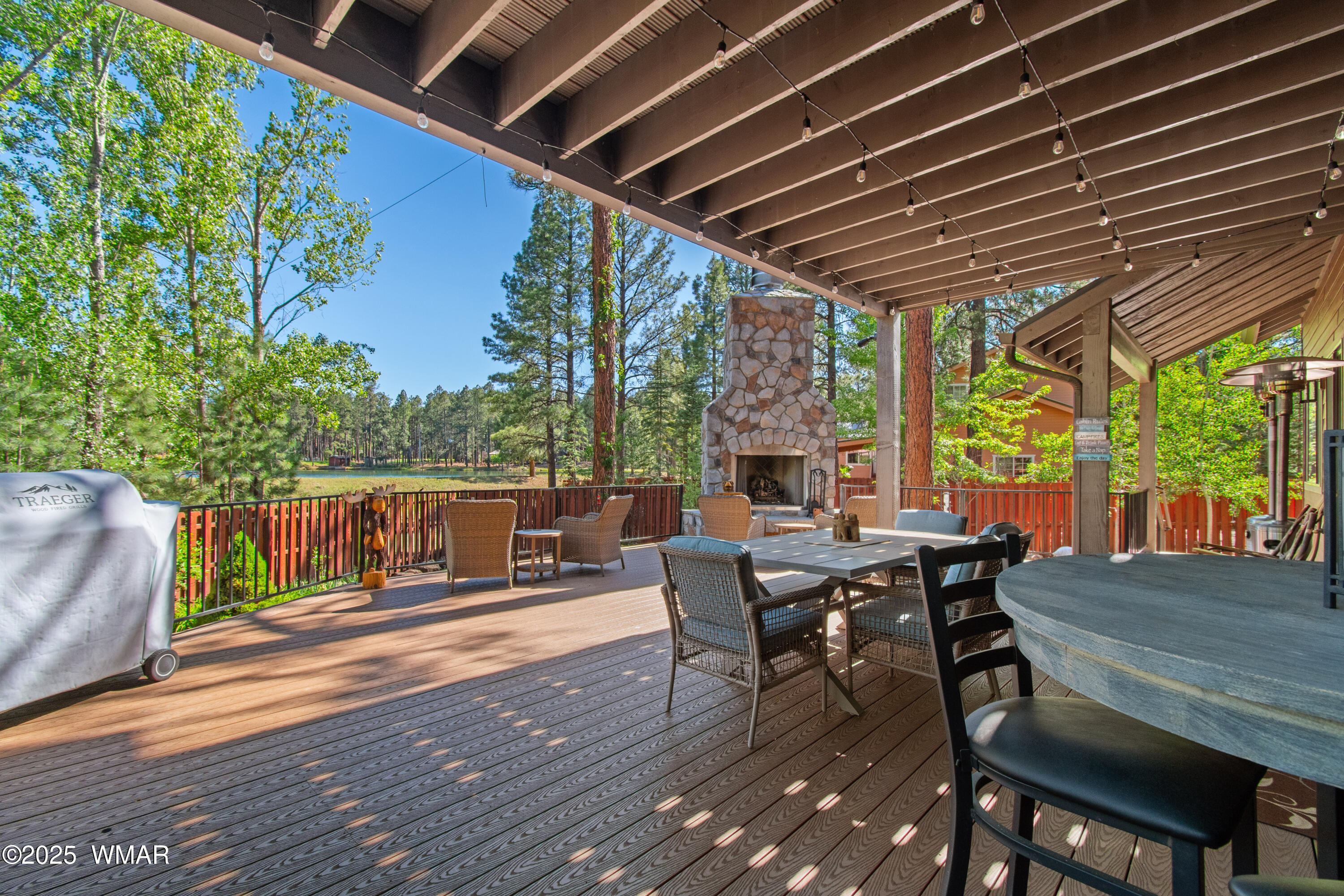 8173 White Oak Road Pinetop, AZ 85935 - Photo 47 of 79 Covered Deck