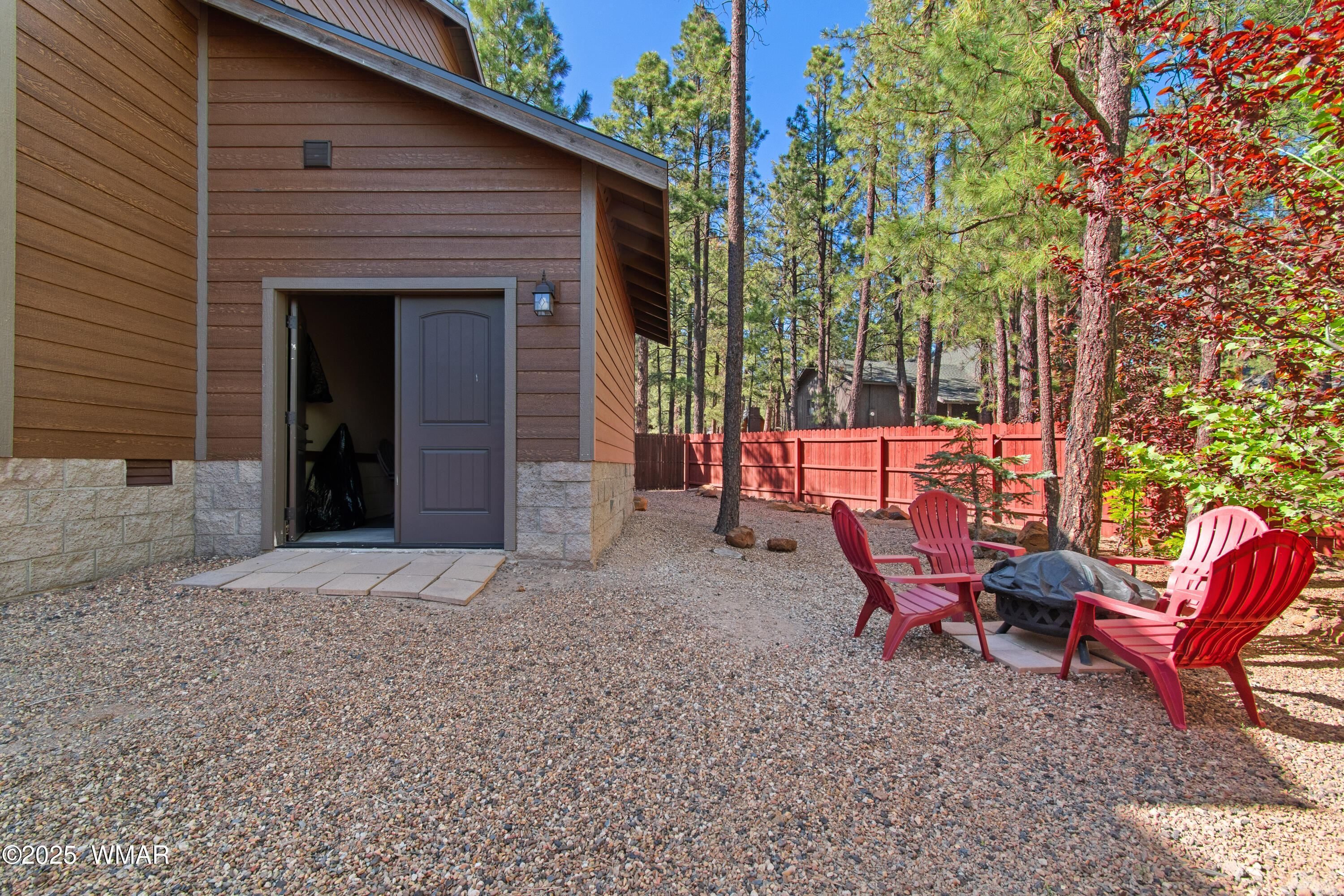 8173 White Oak Road Pinetop, AZ 85935 - Photo 53 of 79 Back Storage/Firepit