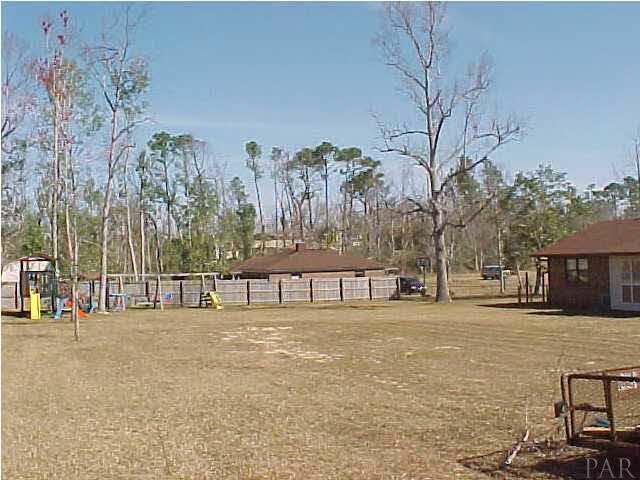 huge back yard