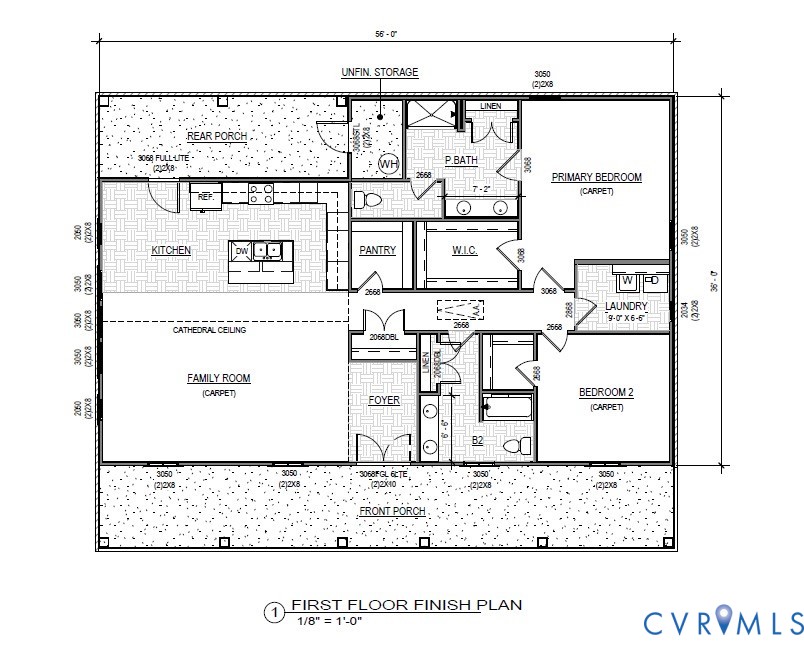 13545 Old Telegraph Road Providence Forge, VA 23140 - Photo 2 of 2 Floor plan