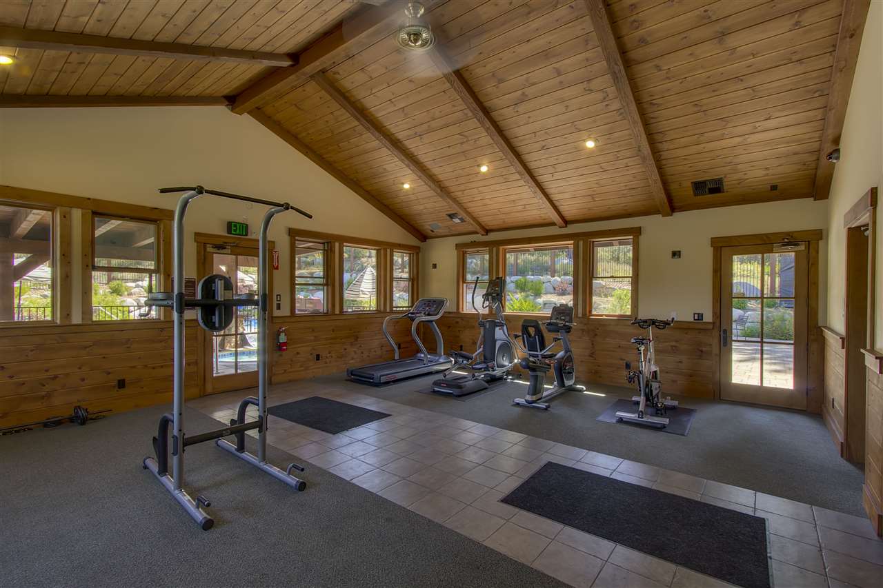 11679 McClintock Loop, Unit 1 Truckee, CA 96161 - Photo 15 of 19 a view of a room with gym equipment