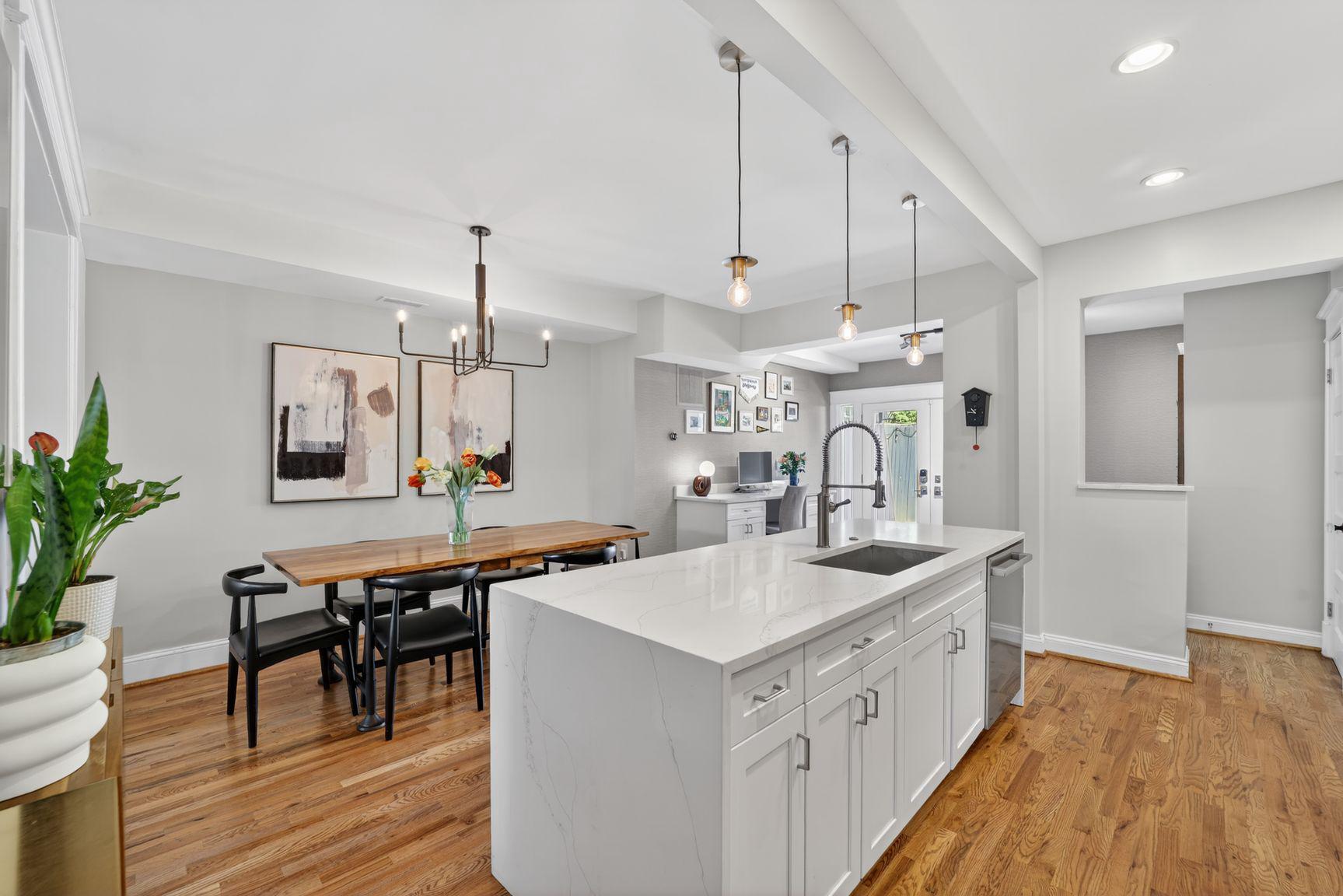 309 Webster Street Northwest Washington, DC 20011 - Photo 12 of 49 Beautiful hardwood flooring throughout.