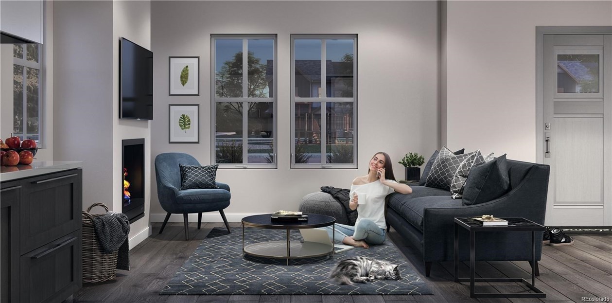 611 Bighorn Road, Unit 162 Georgetown, CO 80444 - Photo 2 of 10 a living room with furniture rug and window