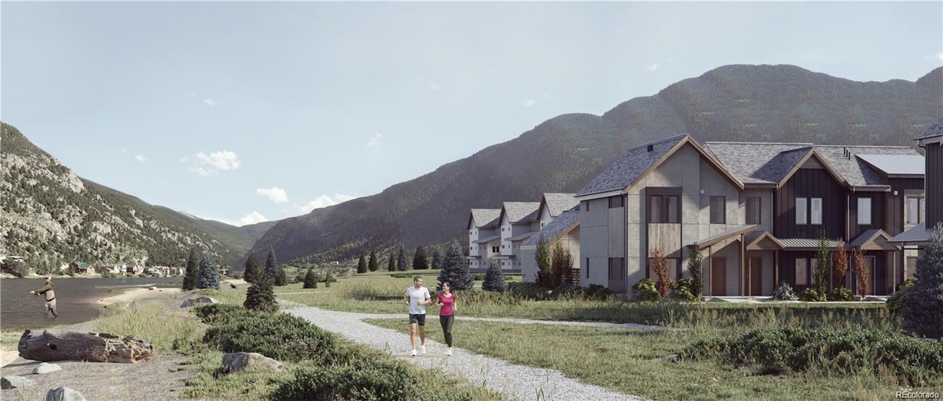 611 Bighorn Road, Unit 162 Georgetown, CO 80444 - Photo 4 of 10 a front view of a house with a yard