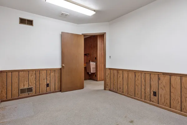 a room with storage and utility