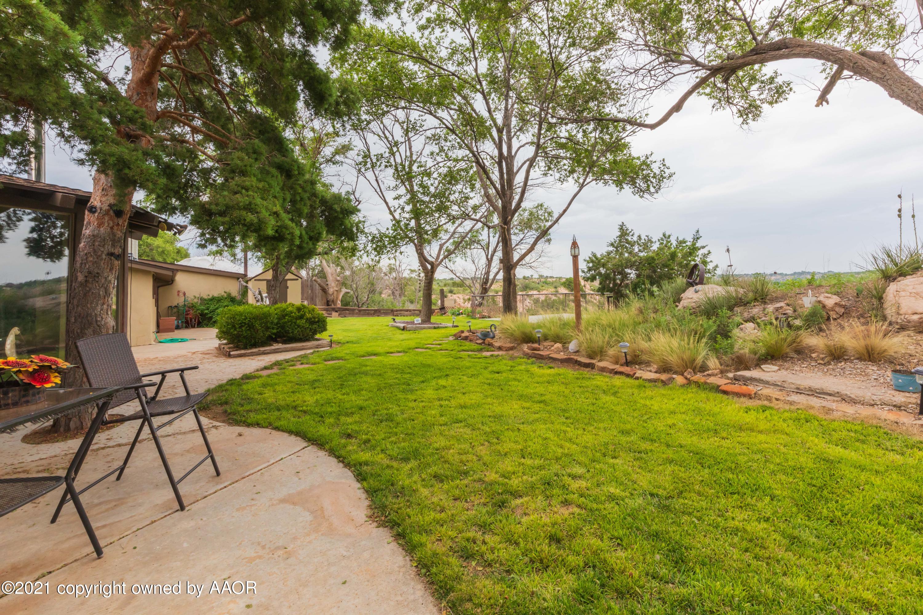 808 Craft Center Road Amarillo, TX 79118 - Photo 71 of 77 a view of backyard with outdoor seating and green space
