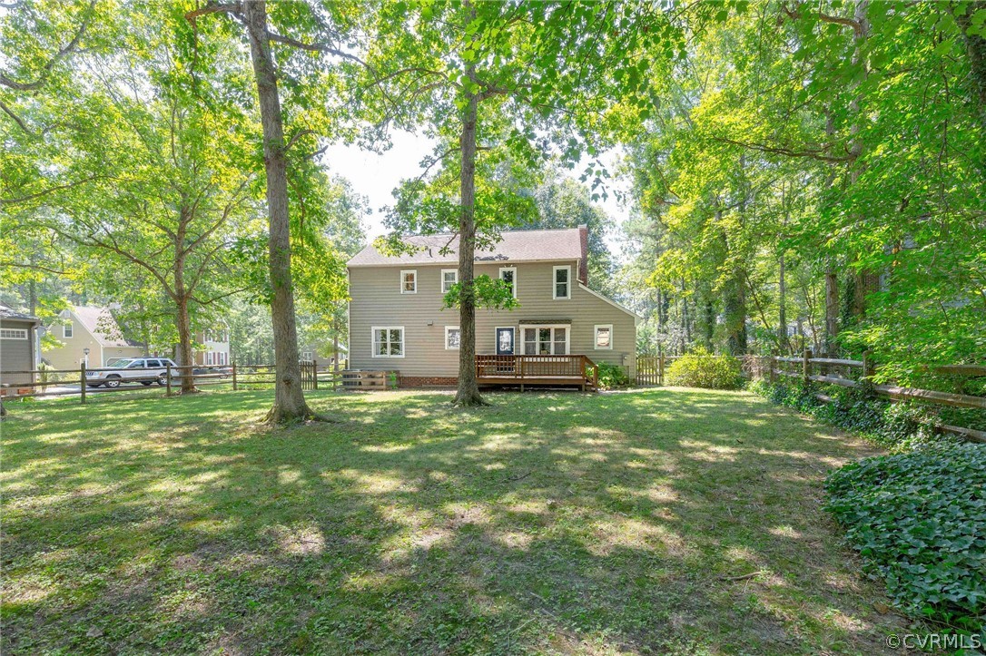 13904 2 Notch Road Midlothian, VA 23112 - Photo 46 of 48 a view of a big yard with large trees
