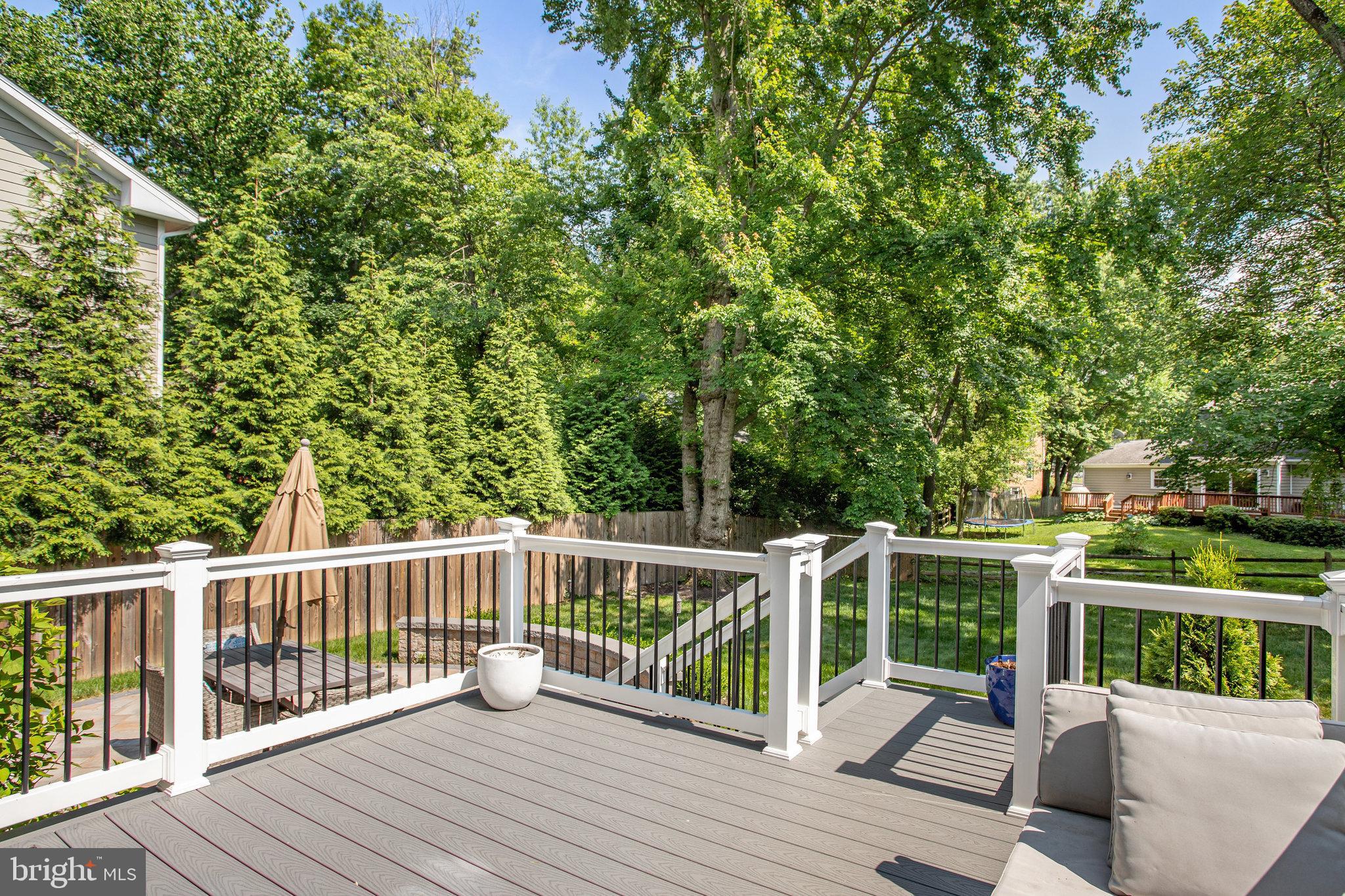 714 Kingsley Road Southwest Vienna, VA 22180 - Photo 57 of 62 Fabulous Trex Deck!