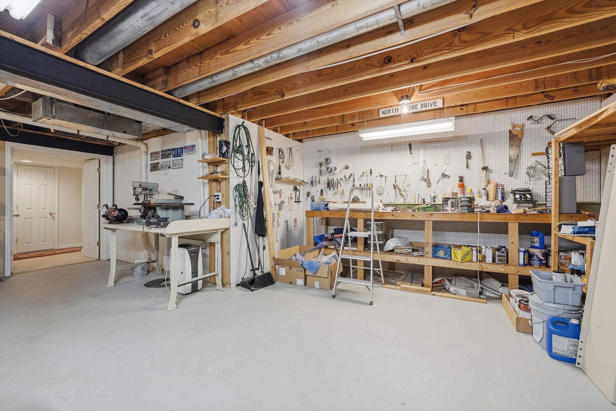 7512 Rambling Ridge Drive Fairfax Station, VA 22039 - Photo 46 of 64 Lower Level Storage/Workshop