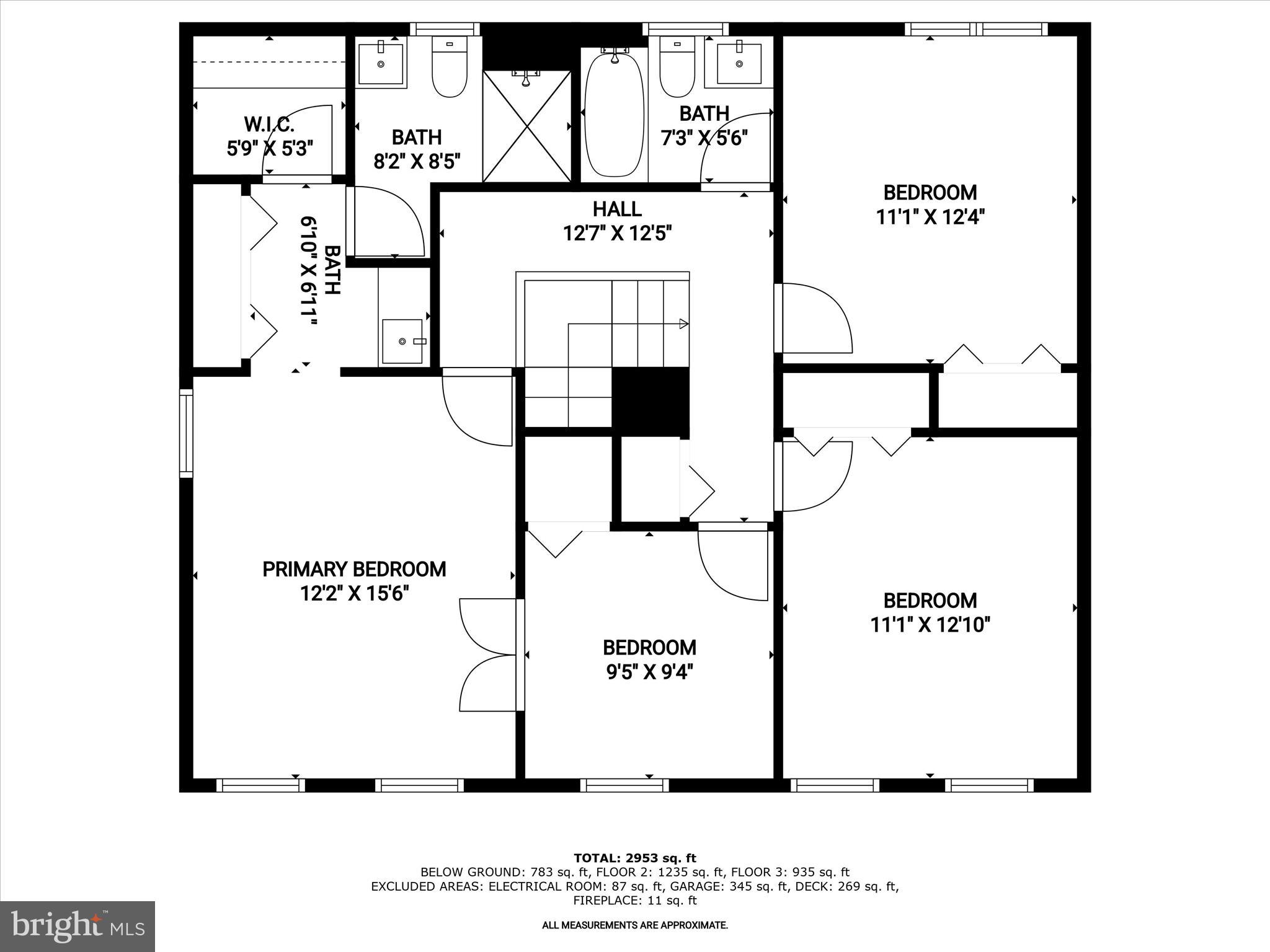 6147 Campfire Columbia, MD 21045 - Photo 54 of 59 3rd_floor_6147_campfire_columbia_with_dim