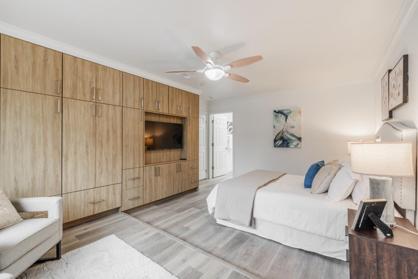 756 Acorn Court San Ramon, CA 94583 - Photo 19 of 33 a bedroom with a large bed and a couch