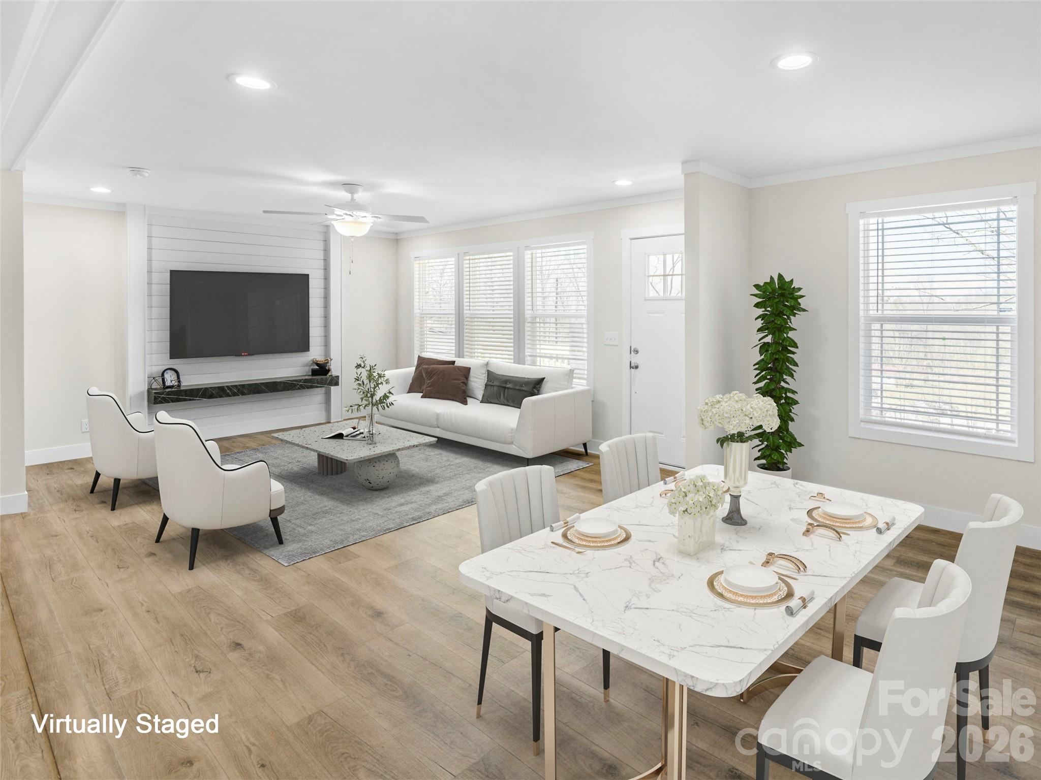 512 Hutch Mountain Road Fletcher, NC 28732 - Photo 12 of 23 a living room with furniture and wooden floor