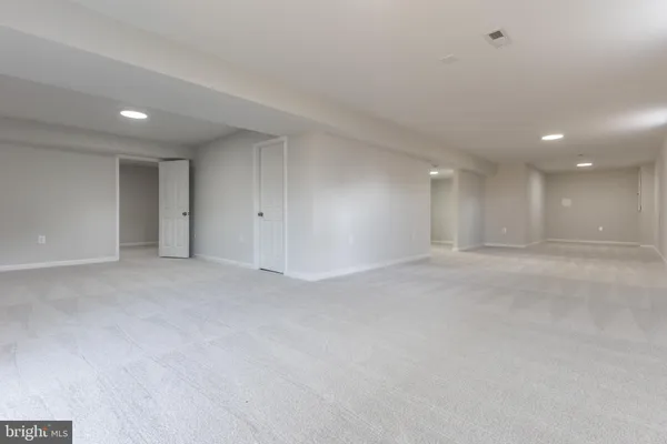 a view of an empty room