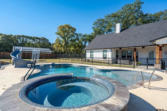a view of a house with pool