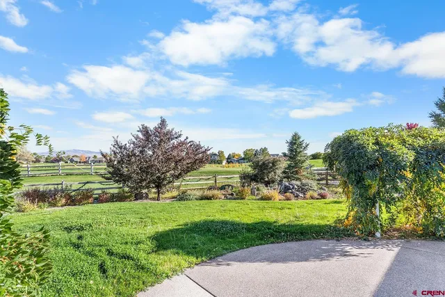 a house view with a garden space