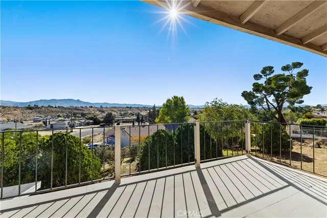 a view of backyard of house