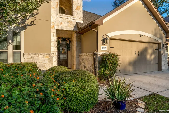 a view of a small garden