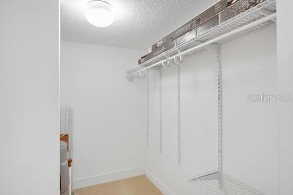 a view of walk in closet