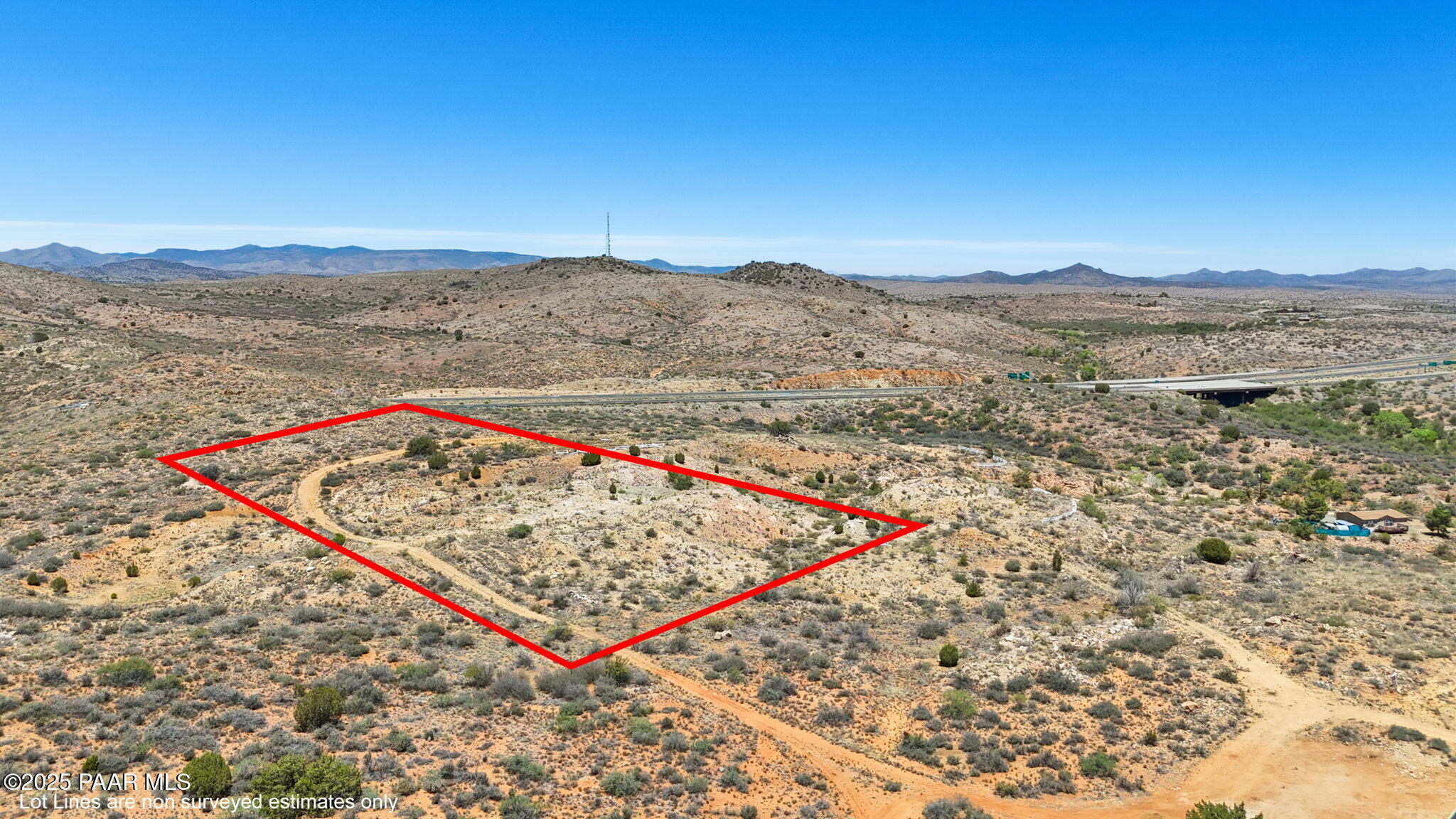 0 South Lot J - Val Vista Road Mayer, AZ 86333 - Photo 3 of 15 3-007J Aerial_2 Lot Lines