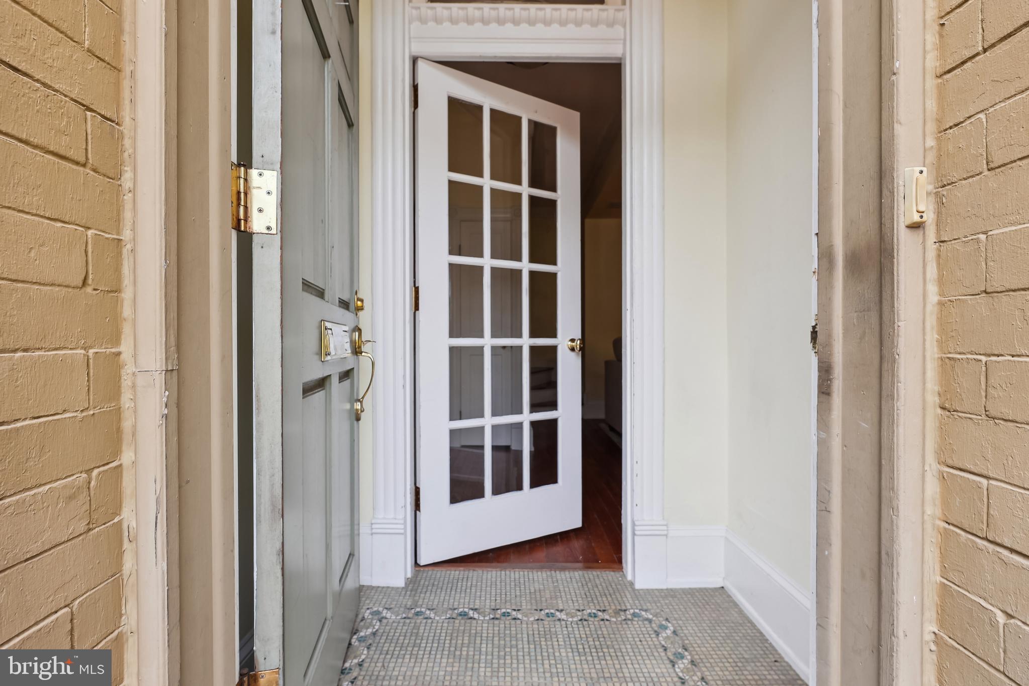 803 A Street Southeast Washington, DC 20003 - Photo 4 of 35 Entryway with original Tiles