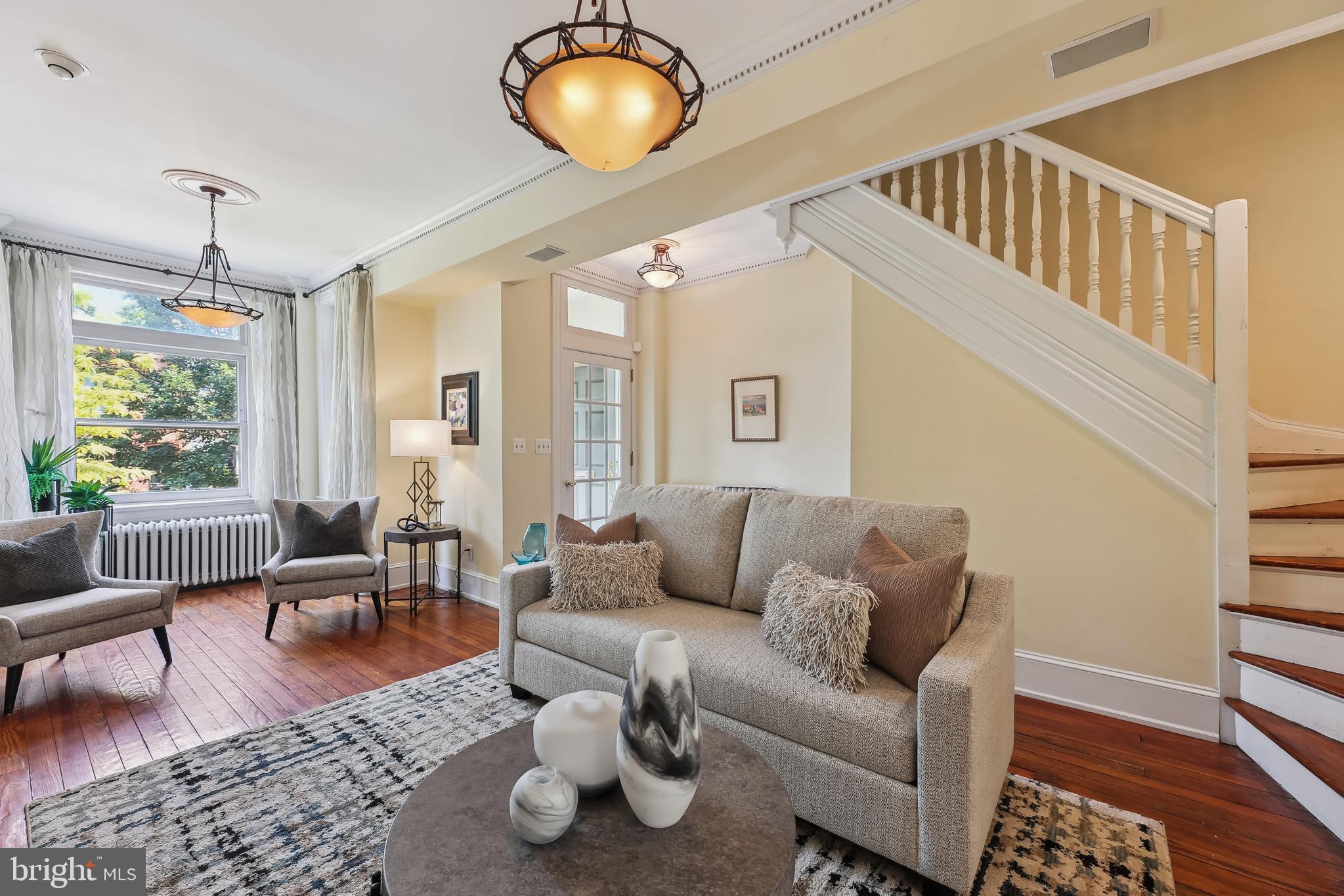 803 A Street Southeast Washington, DC 20003 - Photo 5 of 35 Main level living room