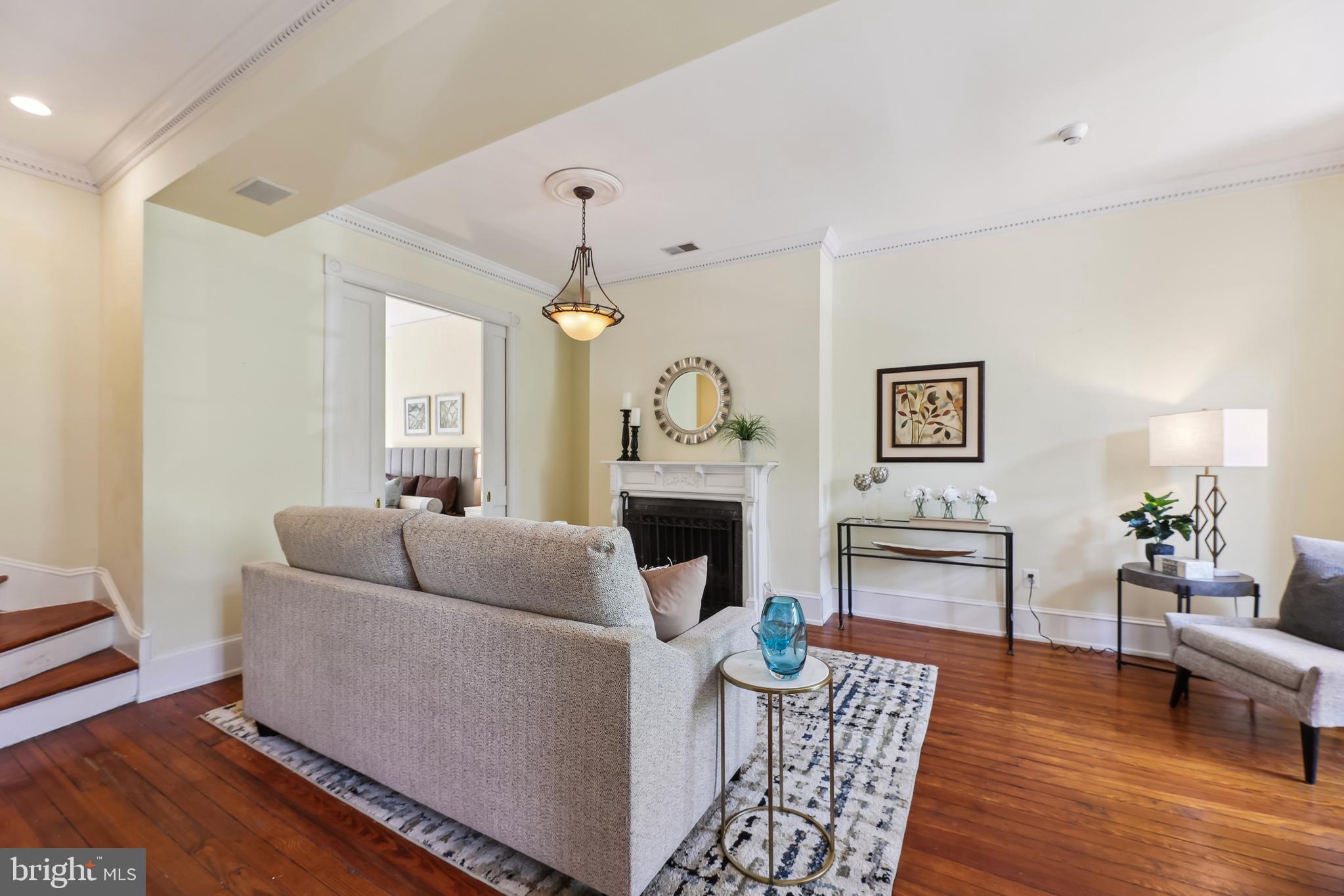 803 A Street Southeast Washington, DC 20003 - Photo 6 of 35 Main level living room