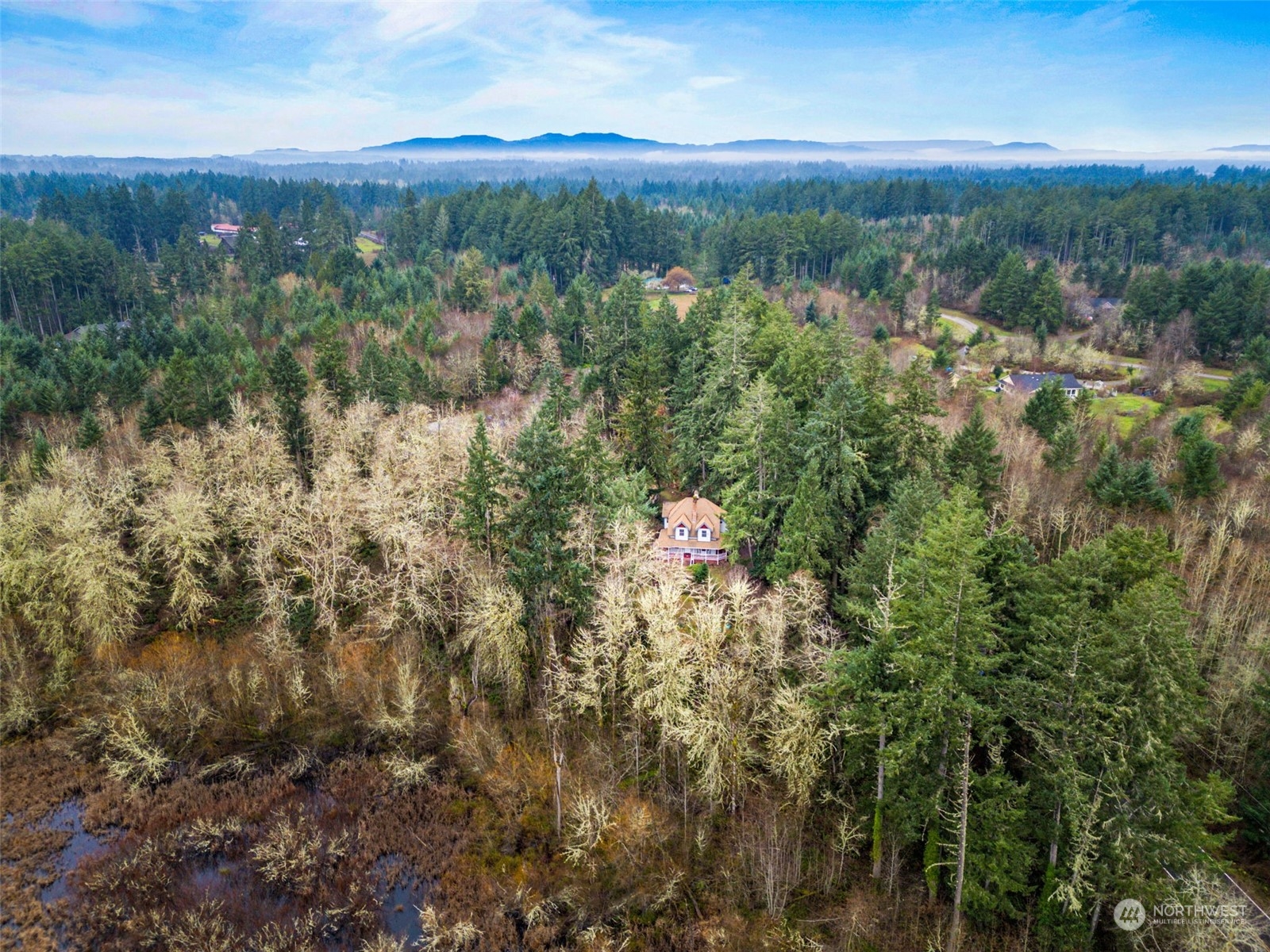 8120 Libby Road Northeast Olympia, WA 98506 - Photo 32 of 36 a view of a city with lush green forest