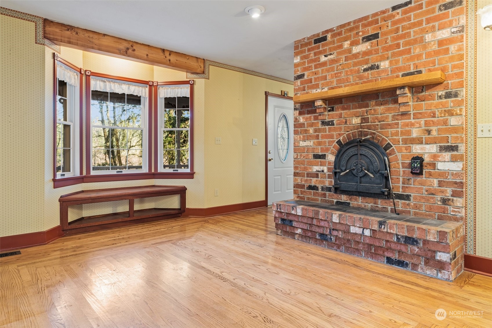8120 Libby Road Northeast Olympia, WA 98506 - Photo 8 of 36 a view of a fireplace in the room