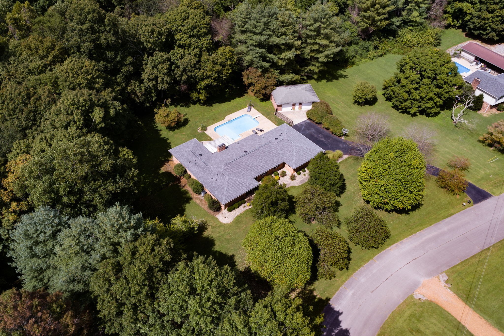 3557 Forest Park Road Springfield, TN 37172 - Photo 45 of 47 an aerial view of a house with a yard