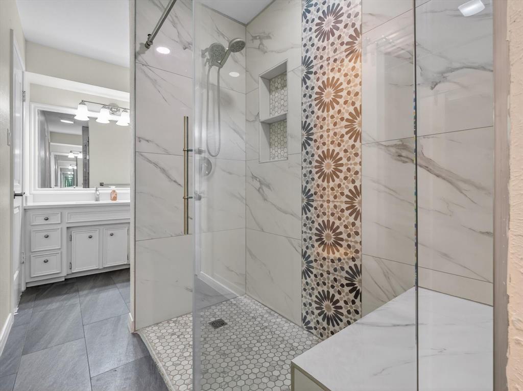 3209 Broken Arrow Road Denton, TX 76209 - Photo 19 of 39 large shower