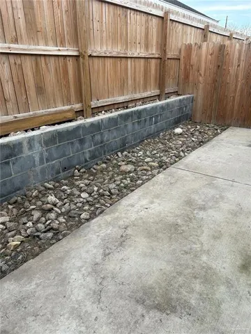 a view of wooden fence