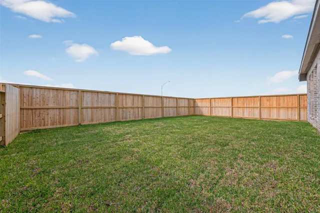 a backyard of a house