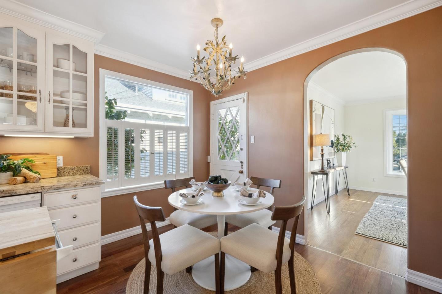 1204 Edgehill Drive Burlingame, CA 94010 - Photo 12 of 38 a view of a dining room with furniture and window