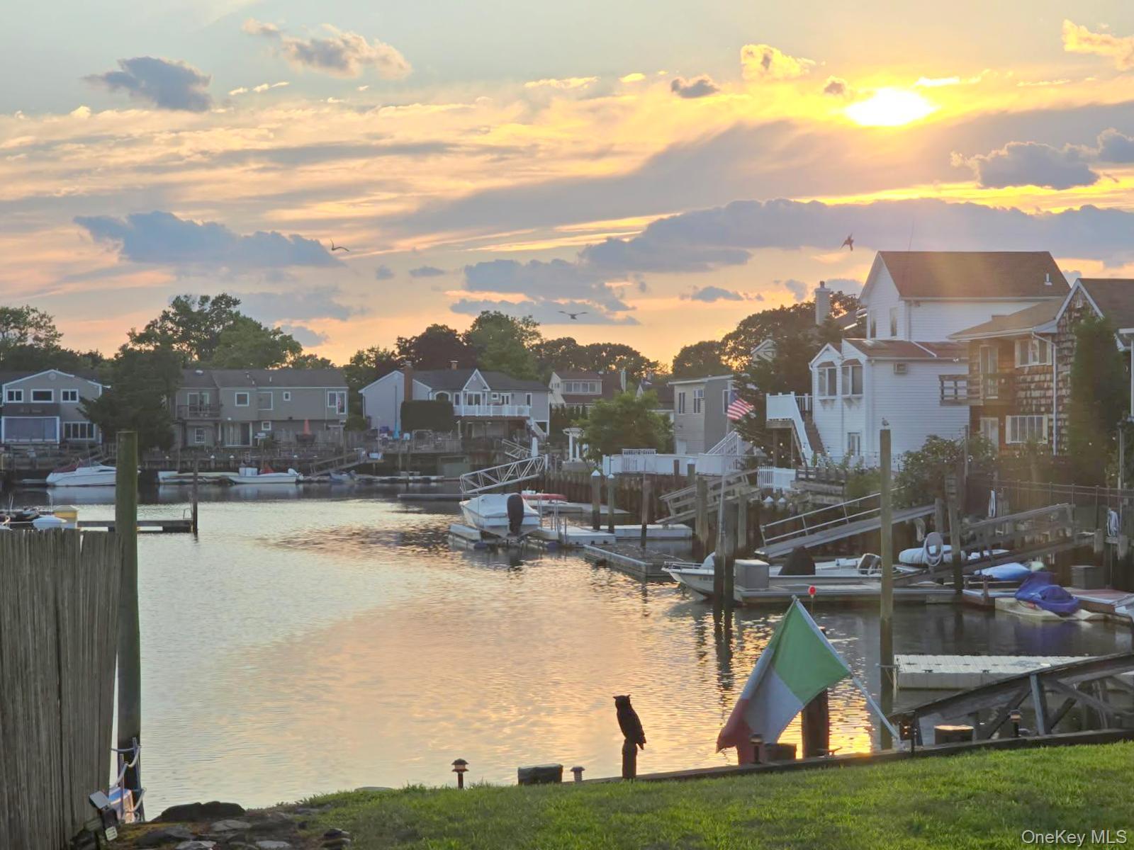 702 Fishermans Road Baldwin, NY 11510 - Photo 26 of 26 Seasonal sunset water view