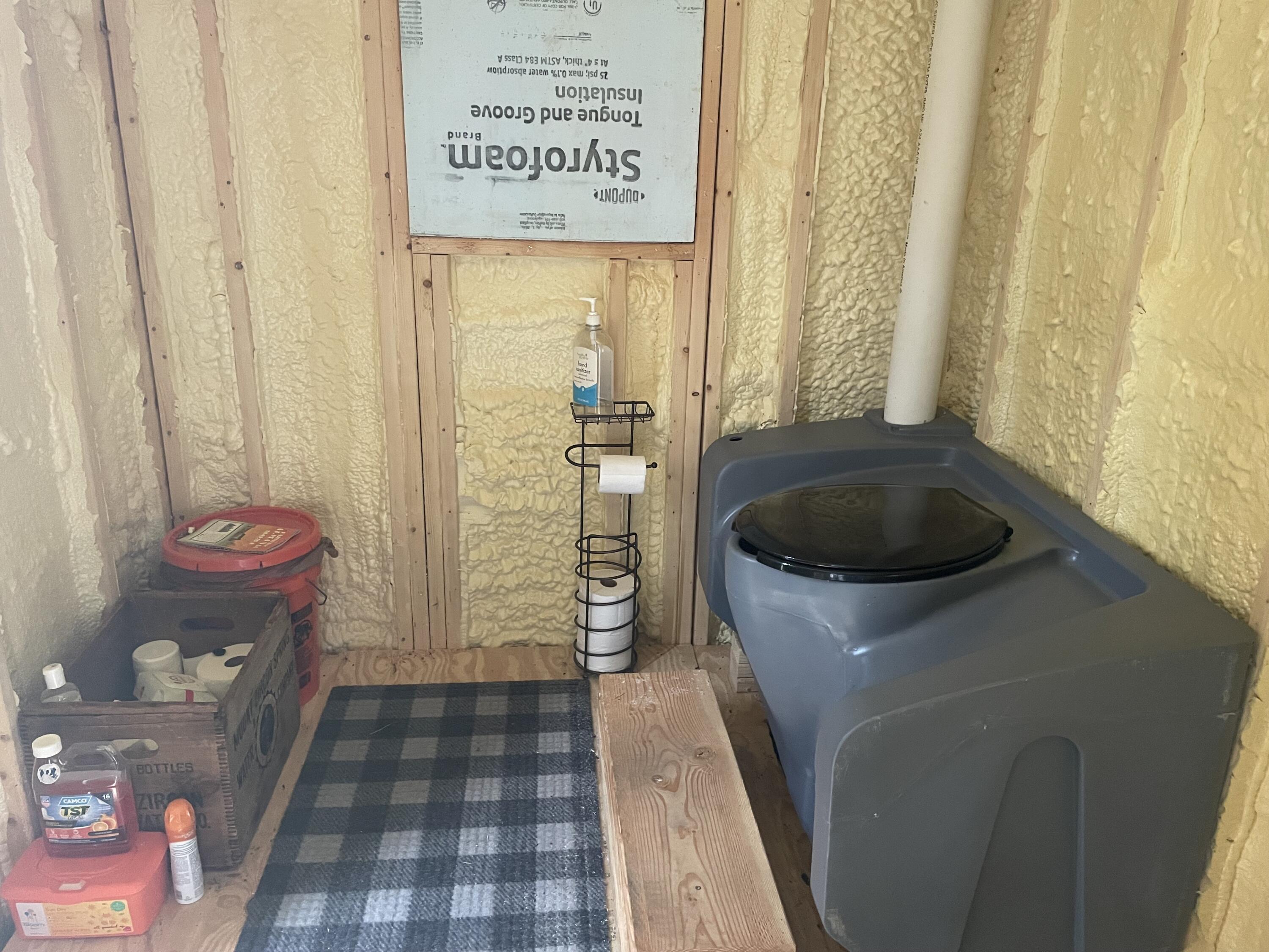 1261 Dirigo Road West Forks, ME 04985 - Photo 29 of 30 Thurber Shed toilet