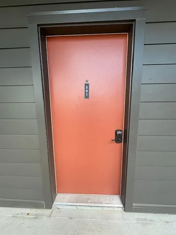 a view of door
