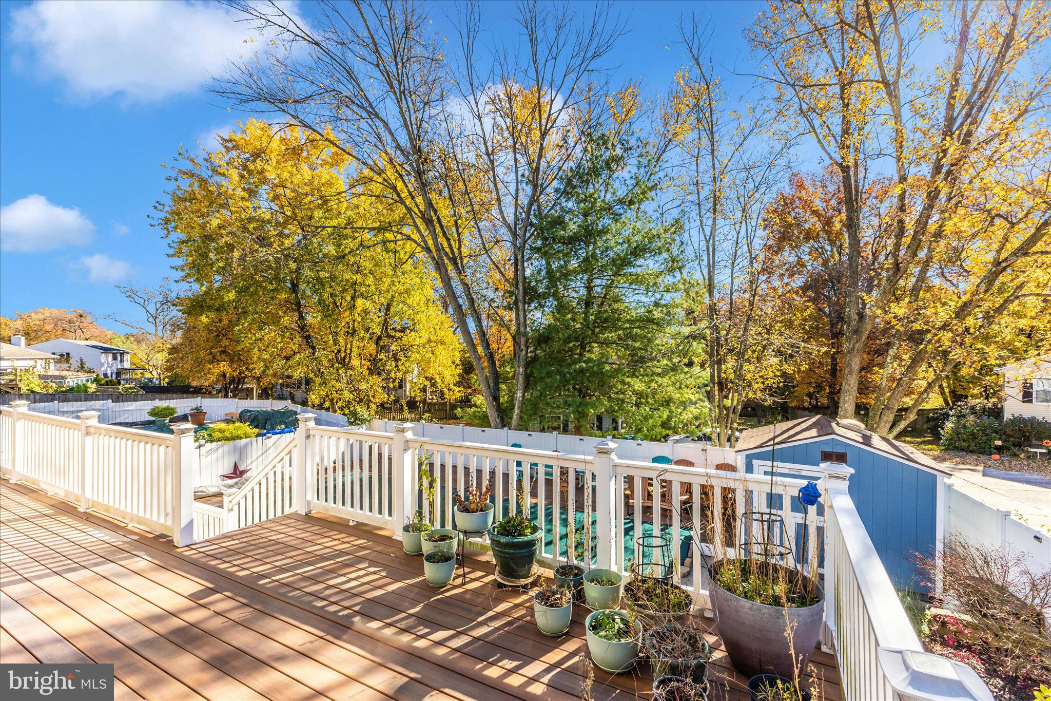3919 Link Avenue Nottingham, MD 21236 - Photo 54 of 63 a view of balcony with wooden floor and fence