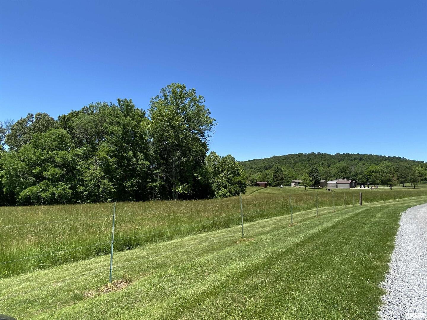 1640 Pleasant Ridge Road Vienna, IL 62995 - Photo 45 of 77 a view of a grassy field with trees in the background